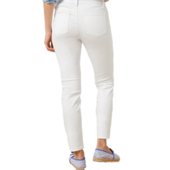 Talbots Signature W slim stretch ankle white denim jeans plus size 20 22 new!!! - Picture 12 of 12